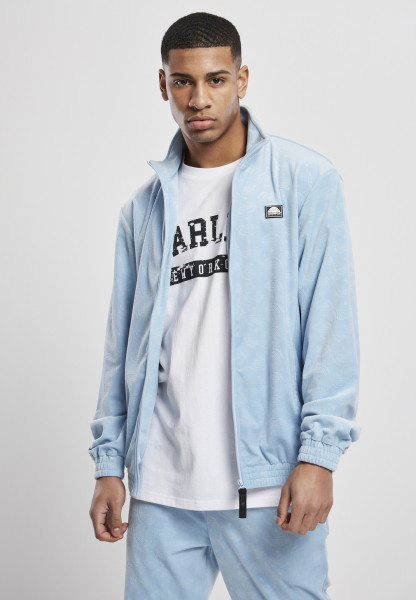 Southpole Jacke AOP Velour Jacket Baby Blue