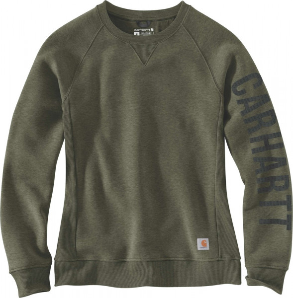 Carhartt Damen Clarksburg Crewneck Sweatshirt Basil Heather