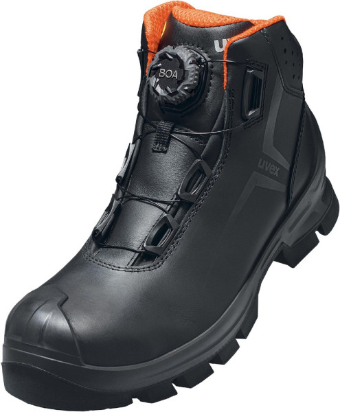 Uvex Sicherheitsschuh Macsole Stiefel S3 65321 Schwarz, Orange