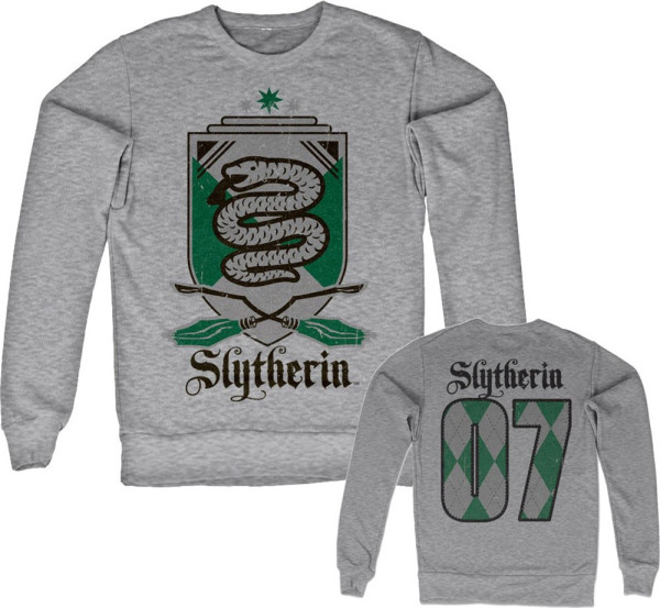 Harry Potter Slytherin 07 Sweatshirt Heather-Grey
