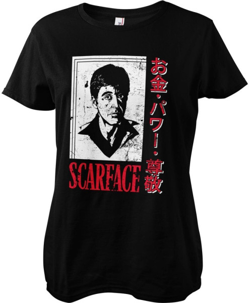 Scarface - Japanese Girly Tee Damen T-Shirt Black