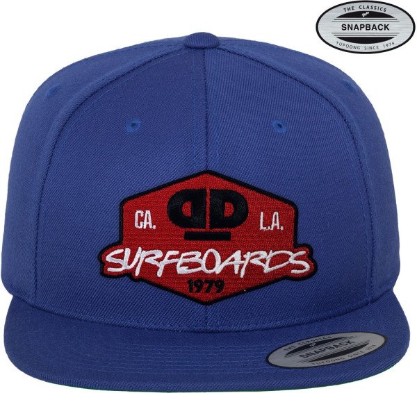 Dope & Deep Surfboards Premium Snapback Cap Blue