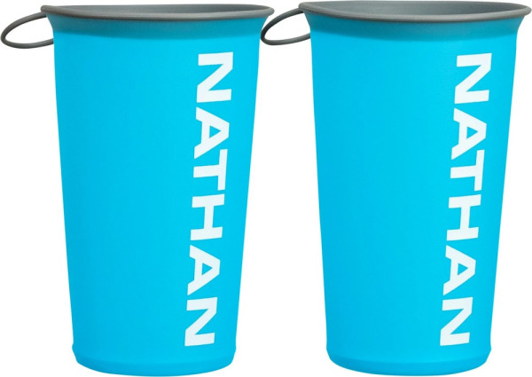 Nathan Universal Fitness Artikel Folding cup Reusable Race Day Cup 2-pack Bluee Away 178818