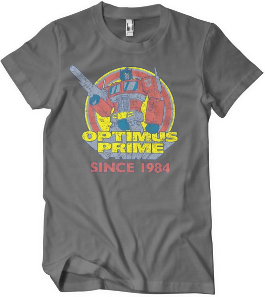 Transformers Optimus Prime - Since 1984 T-Shirt Darkgrey