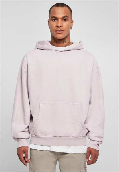 Urban Classics Sweatshirt Heavy Terry Garment Dye Hoody Lilac