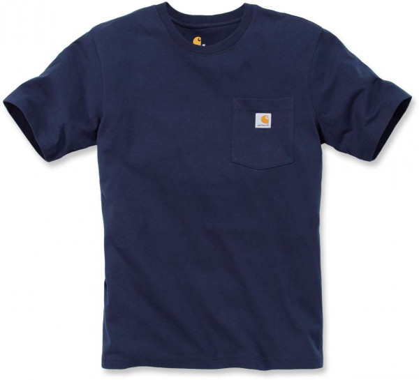 Carhartt Herren T-Shirt Workw Pocket T-Shirt S/S Navy