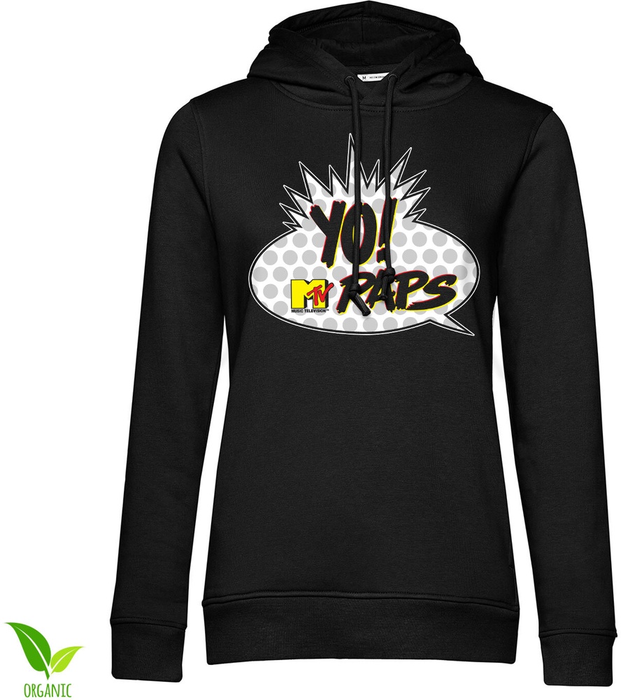 Yo! MTV Raps Hoodie Classic Logo Girls Hoodie MTV-57-YMR003-H83-5 - Herren / Unisex