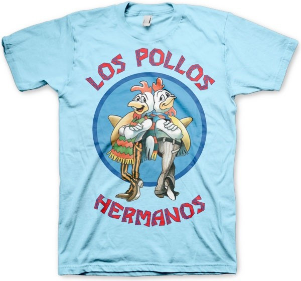 Breaking Bad Los Pollos Hermanos T-Shirt Skyblue