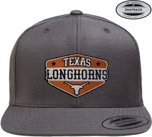 University of Texas - Austin Texas Longhorns Patch Premium Snapback Cap Darkgrey