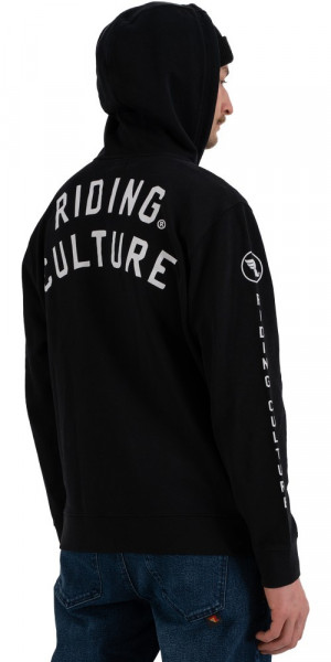 Riding Culture by Rokker Hoodie Black Zip