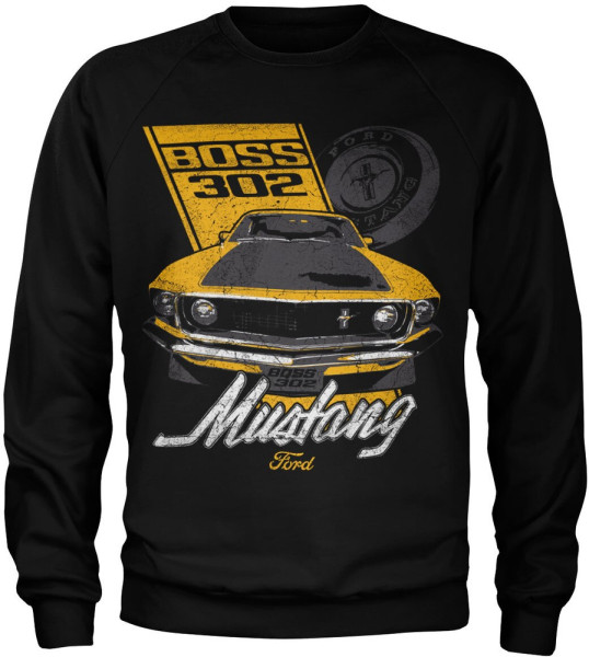 Ford Mustang Boss 302 Sweatshirt Black
