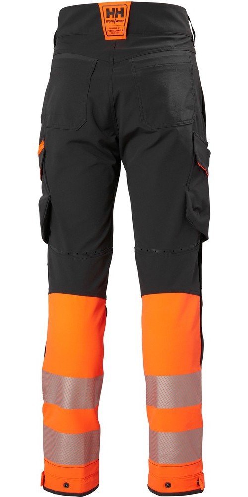 Helly Hansen Arbeitshose Icu Brz Cargo Pant Cl 1 Orange/Ebony-C150 - Herren / Unisex