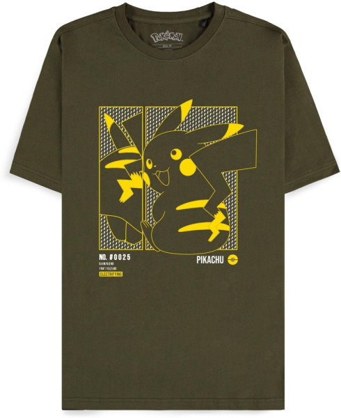 Pokémon - Green Pikachu Men's Short Sleeved T-Shirt