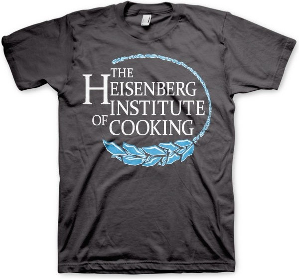 Breaking Bad Heisenberg Institute Of Cooking T-Shirt Dark-Grey