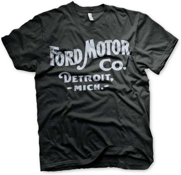 Ford Motor Company Retro Logo T-Shirt Black