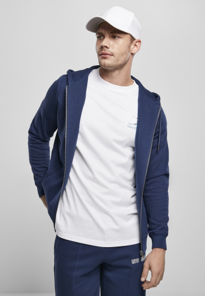 Urban Classics Hoodie Basic Terry Zip Hoody Darkblue