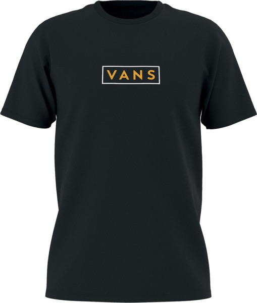 Vans Herren T-Shirt Mn Classic Easy Box Black-White-Old Gold