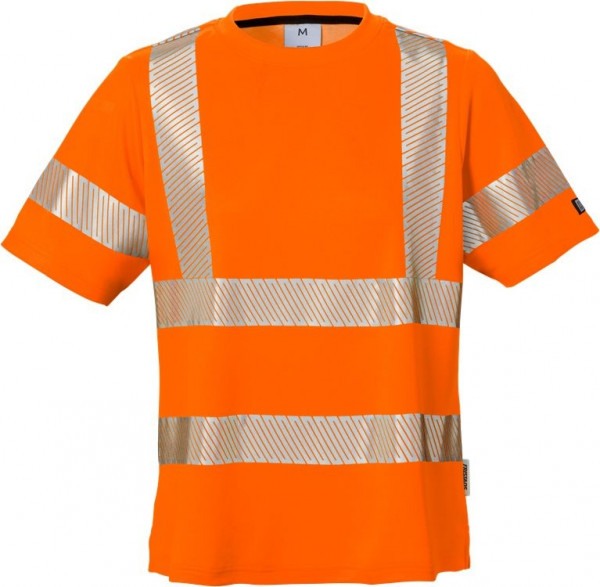 Fristads Warnschutz T-Shirt High Vis Damen-T-Shirt, Kl. 2 7458 THV Warnschutz-Orange