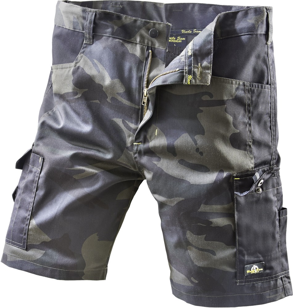 Uncle Sam Shorts Beruf Oliv/Schwarz Shorts Men's Clothing