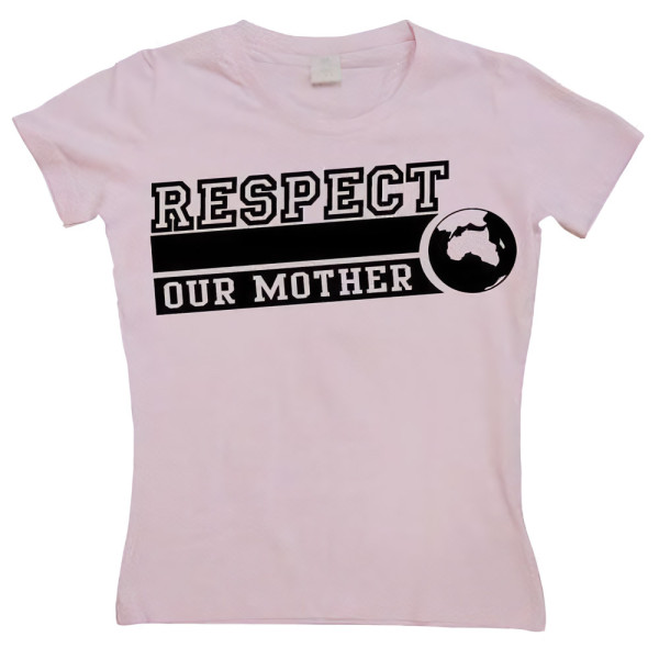 Tokigt Damen Respect Our Mother Girly T-Shirt SH-5-15108-H4-15