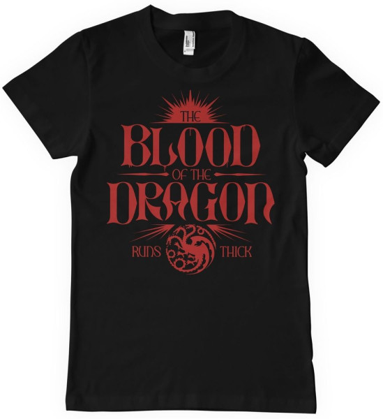 House Of The Dragon T-Shirt Blood Of The Dragon Runs Thick T-Shirt WB-1-HOTD002-H29-14