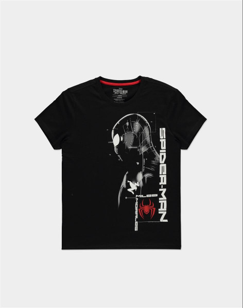 Spider-Man - Miles Morales - Silhouette - T-Shirt Black