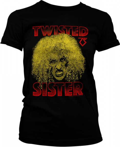 Twisted Sister Dee Snider Girly Tee Damen T-Shirt Black