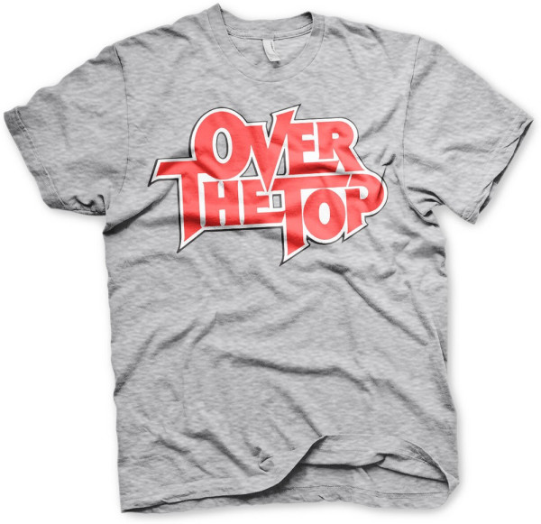 Over The Top Logo T-Shirt Heather-Grey