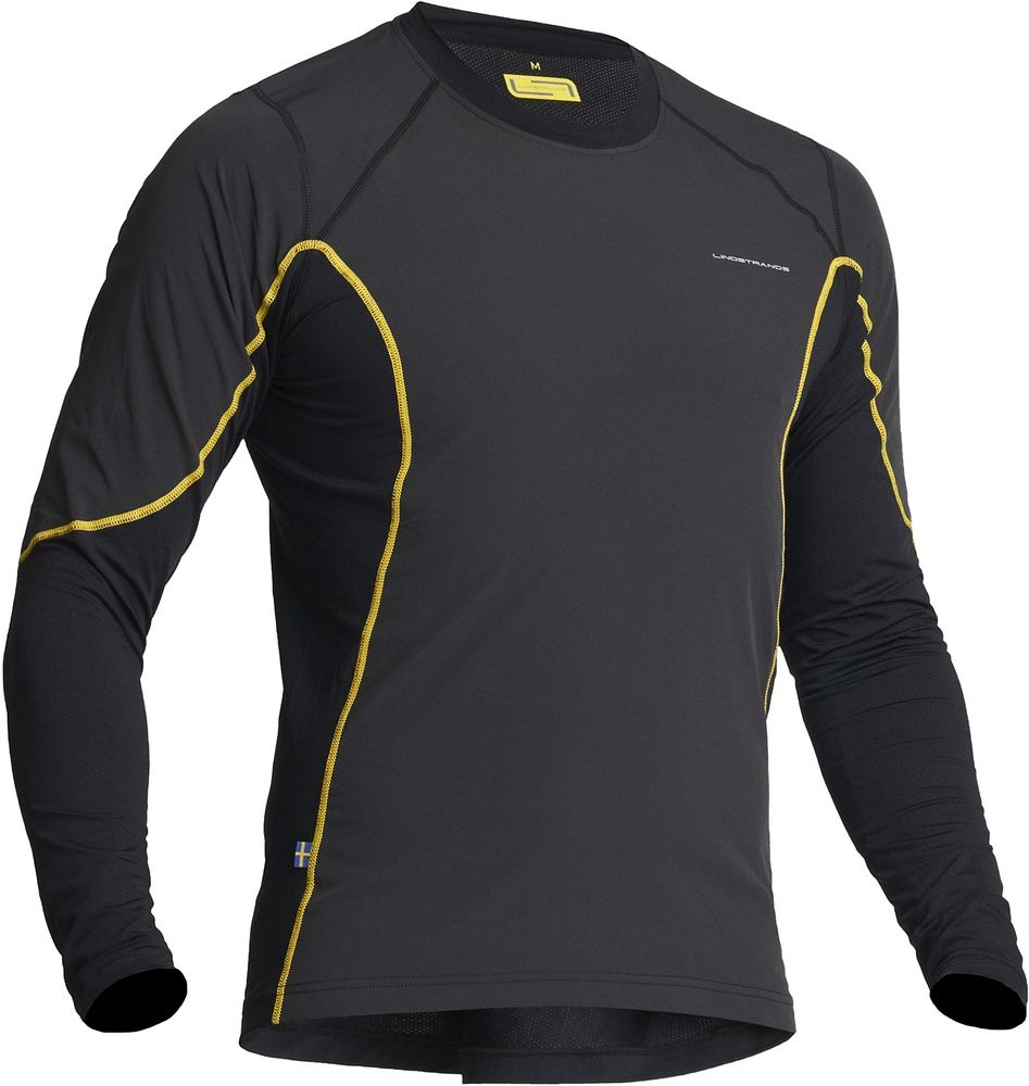 Lindstrands Funktionsunterwäsche Dry Wind Sweater Schwarz 720-22130304 - Herren / Unisex