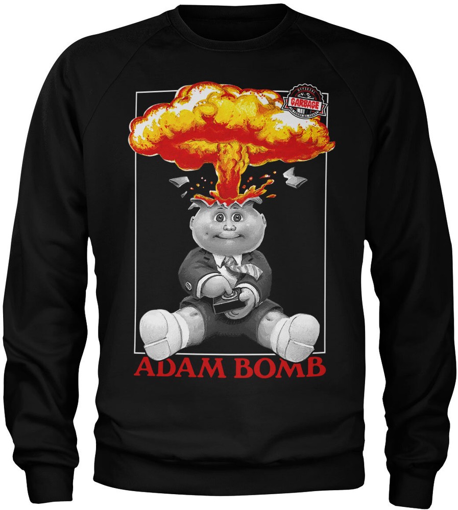 Garbage Pail Kids Adam Bomb Sweatshirt Schwarz - Herren / Unisex