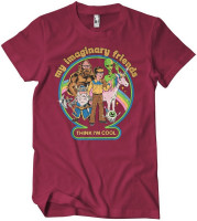 Steven Rhodes My Imaginary Friends Think I'M Cool T-Shirt TangoRed Steven Rhodes My Imaginary Friends Think I'M Cool T-Shirt TangoRed
