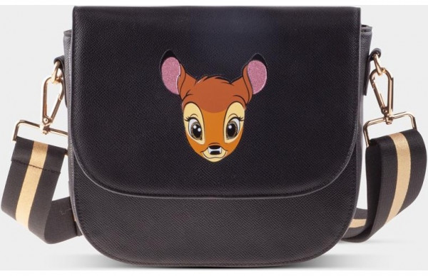 Disney Bambi Small Flap Shoulder Bag in Black
