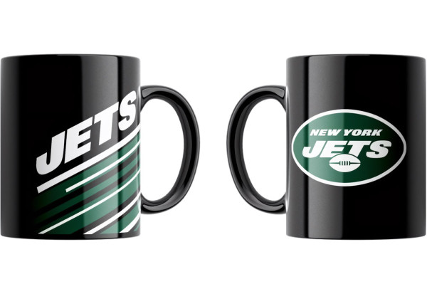 New York Jets Tasse „Stripes“ 330ml American Football NFL Grün