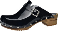 Sanita Damen Clogs Wood-Krisla Open 478005