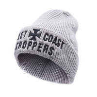 WCC West Coast Choppers Beanie Cross Rib Beanie Grey