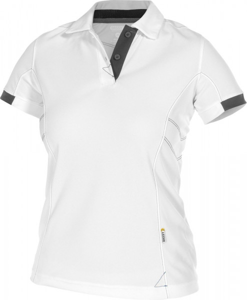 Dassy Poloshirt für Damen Traxion Women PES44 Weiß/Anthrazitgrau