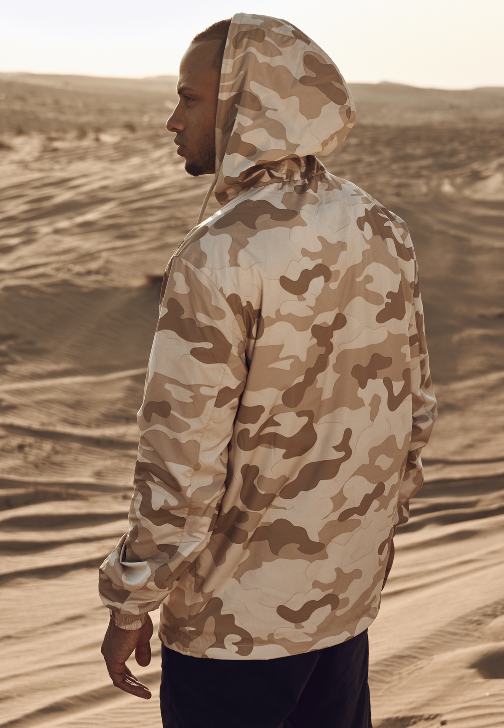 Vintage Camouflage Windbreaker Herren Urban Classics Winterjacke