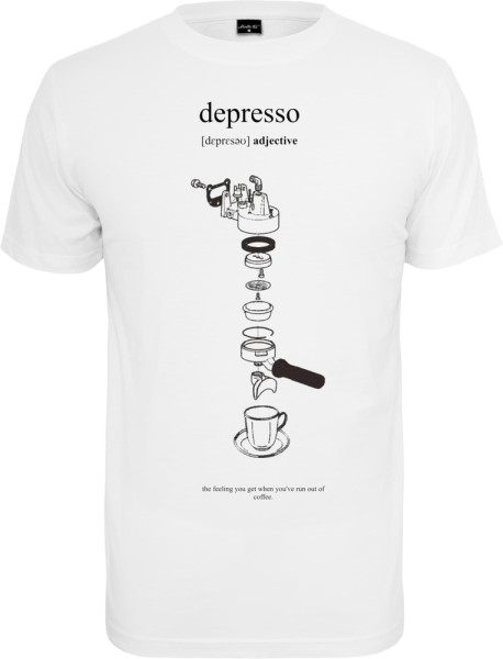 Mister Tee Depresso Tee White