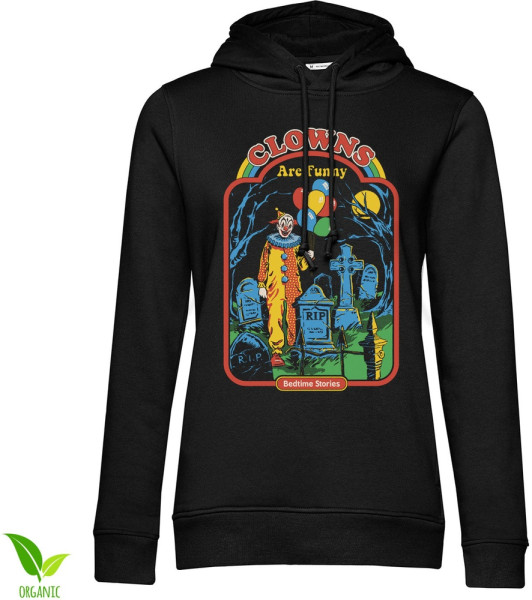 Steven Rhodes Damen Clown Are Funny Girly Hoodie DTR-57-SR048-DTF801