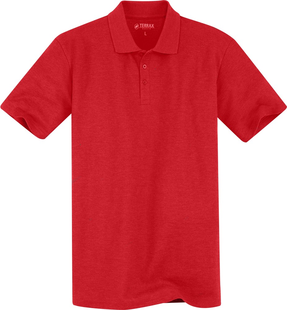 Terrax Basic Poloshirt Rot - Herren / Unisex