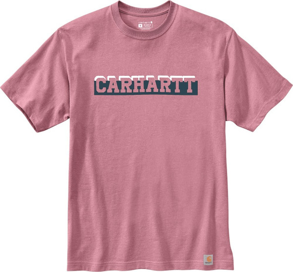 Carhartt Relaxed S/S Logo Graphic T-Shirt Foxglove Heather