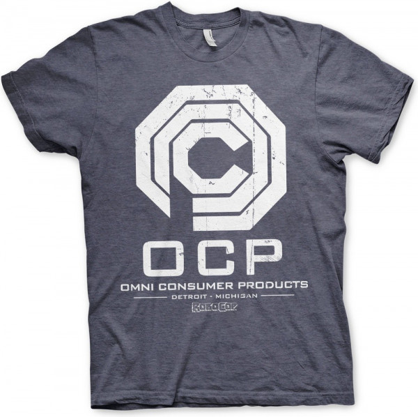Robocop Omni Consumer Products T-Shirt Navy-Heather