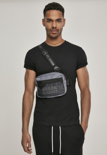 Urban Classics Schultertasche Urban Classics Chest Bag Grey