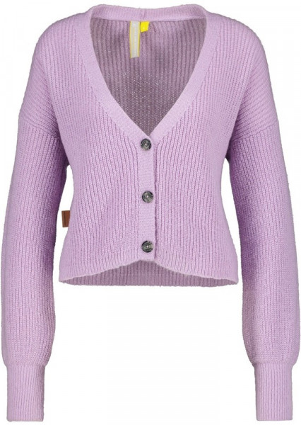 Alife & Kickin Damen KrissyAK Knit Cardigan Lavender