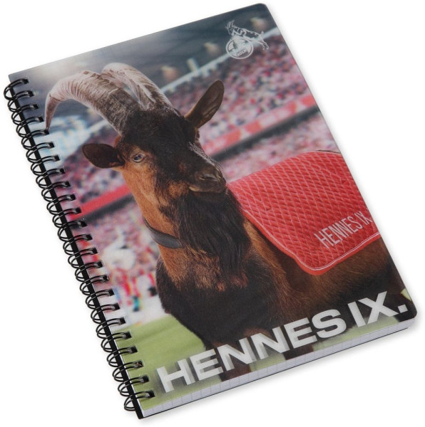 1. FC Köln Notizbuch Hennes IX. 3D 4010078