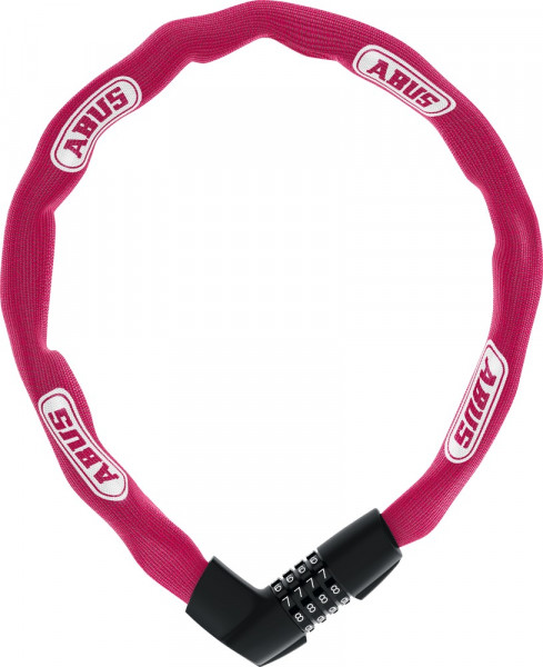 ABUS Fahrradschloss Tresor Kettenschloss 48568 Pink