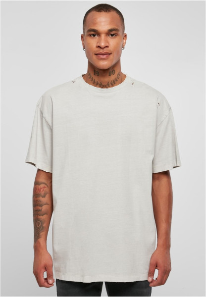 Urban Classics T-Shirt Oversized Distressed Tee Lightasphalt