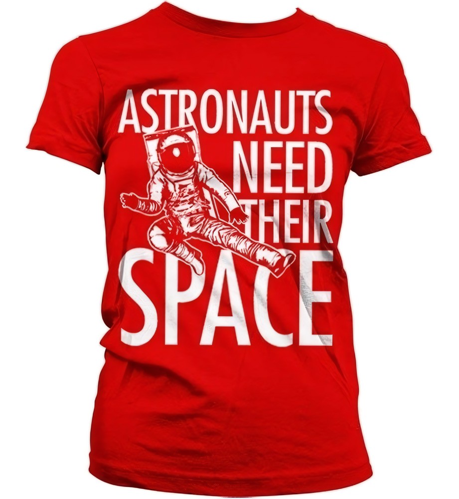 Hybris Astronauts Need Their Space Girly T-Shirt Damen Rot - Damen