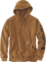 Carhartt Sleeve Logo Hooded Sweatshirt Carhartt® Brown Carhartt Sleeve Logo Hooded Sweatshirt Carhartt® Brown