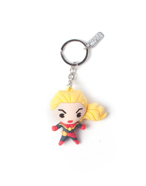 Marvel - Captain Marvel Kawaii 3D Keychain Multicolor